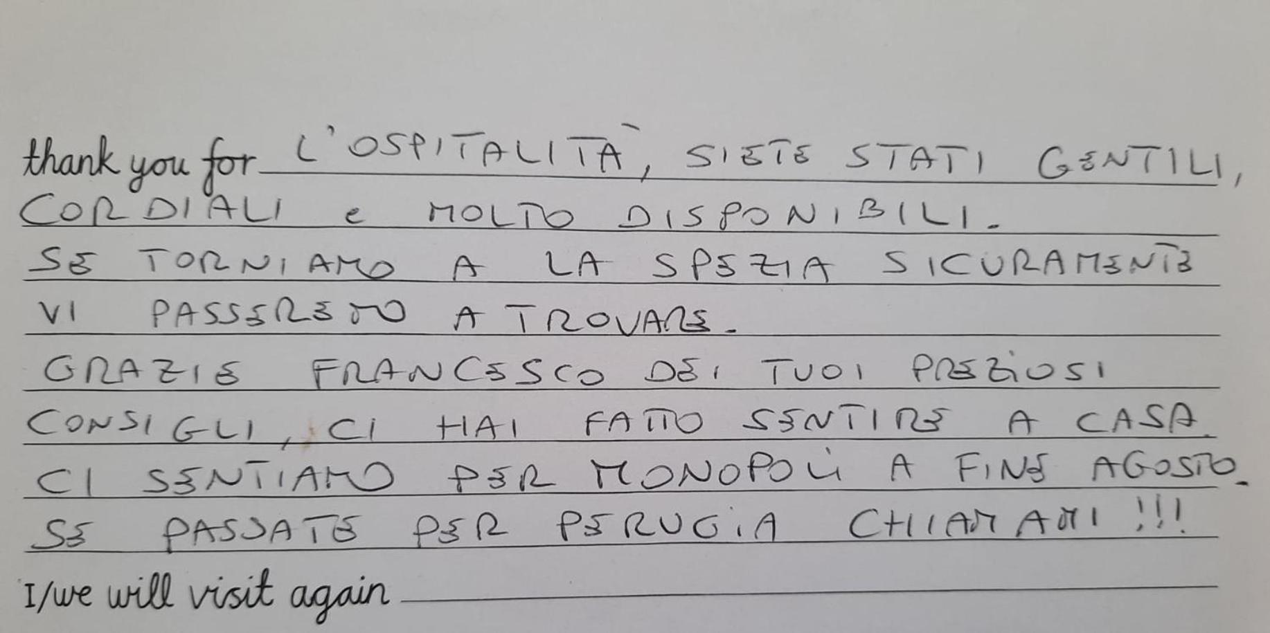 Ferienwohnung Dimora Stella Di Aprile La Spezia Exterior foto